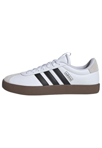 adidas Herren Vl Court, Cloud white/core black/grey one, 43 1/3