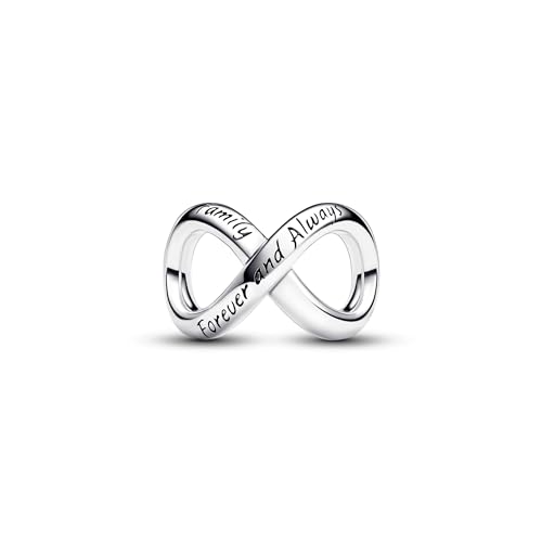 PANDORA Moments Für immer & Ewig Unendlichkeits-Charm aus Sterling Silber, Kompatibel Moments Armbändern, 793243C00