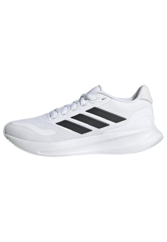 adidas RUNFALCON 5 Shoes JUNIOR Laufschuhe, Cloud White/Core Black/Core Black, 39 1/3 EU