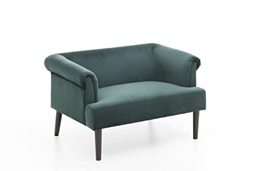 Atlantic Home Collection Charlie Loveseats, Massivholz, (3) Grün, 118/85/88 cm