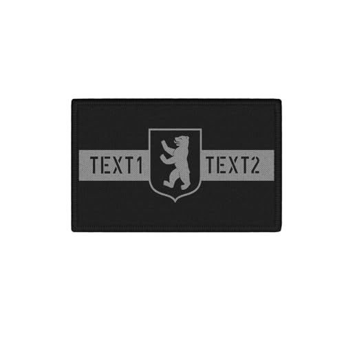 Copytec Patch personalisierbar Berlin Bundespolizei Bund Polizei Polizeidienst Dienst #42115