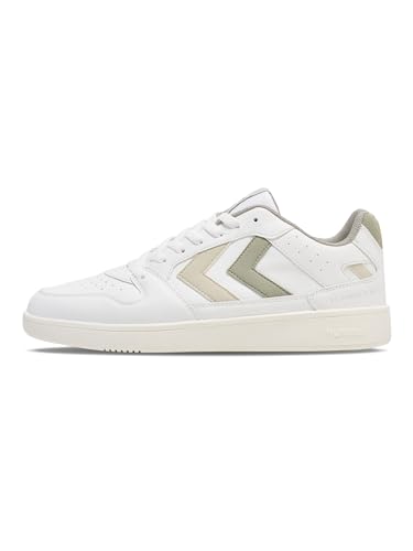 hummel Damen ST. Power Play WMNS Sneaker, White/Seagrass/Bone White, 39 EU
