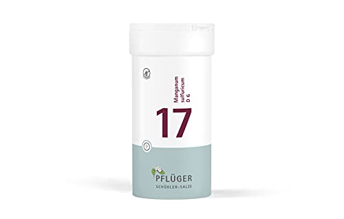 PFLÜGER Schüßler Salze Nr. 17 Manganum sulfuricum D6-400 Tabletten - Das Ergänzungsmittel zur Enzymaktivierung - glutenfrei