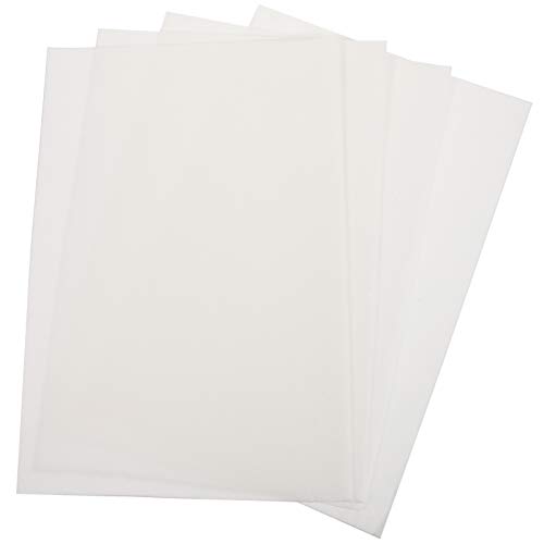 EXCEART Mikrowelle Ofen Papier Keramikfaser Glas Fusing Papier Keramik Werkzeug für DIY Glasschmelzung Haushalt Schmucksache Fertigkeit 10 Stück 210×297mm