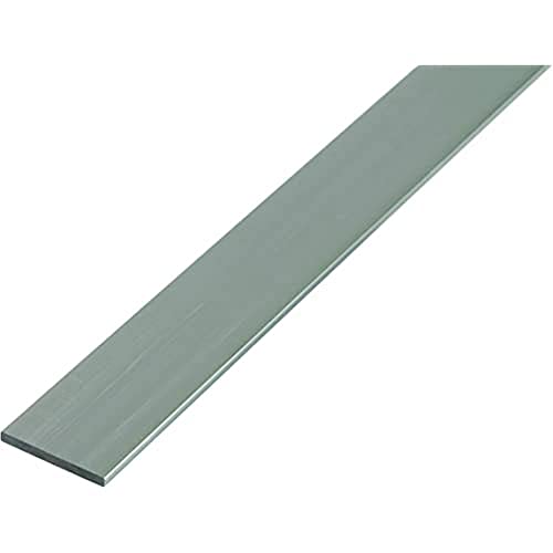 Alberts 473488 Flachstange | Aluminium, natur | 1000 x 20 x 2 mm