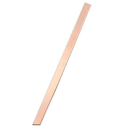 Jyving Kupferbar 1 x Kupferstange, 2 mm Dicke, 10 x 250 mm, >99% Reinheit, CNC Teile
