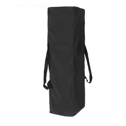 Zelttasche 140cm Gestängetasche Aufbewahrungstasche Schwarz wasserdichte Universal Zelt Stangen Pack Tasche Mit Zwei Tragegurten Schutztasche Tragetasche sonnensegel mit gestänge Transporttasche