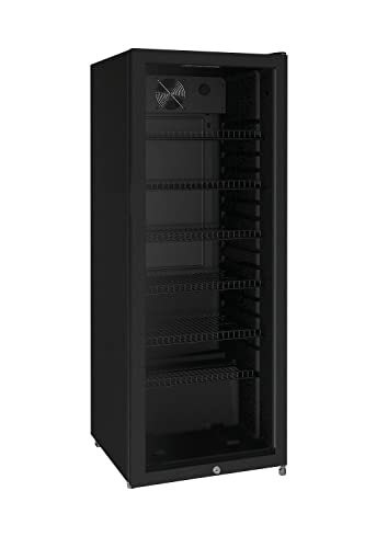 METRO Professional Getränkekühlschrank GSC4240, 237 L, 110 W, 6 verstellbaren Einlegeböden, schwarz