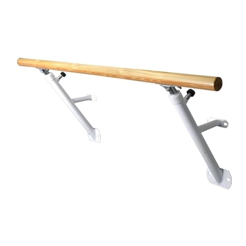 SAeWare Ballettstange, freistehender Tanzstock, tragbare Stange, verstellbar, 80–120 cm, Wandmontage, Stretch-Tanzstange, Trainingsgerät für Kinder und Erwachsene (Weiß, 100 cm)