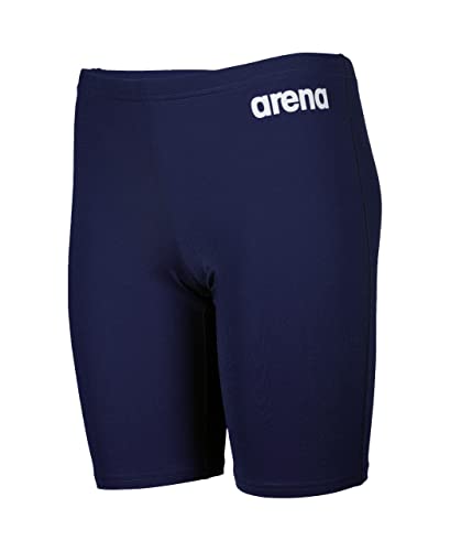 ARENA Jungen Boy's Team Swim Solid Badehosen Jammer, Navy-white, 164 EU