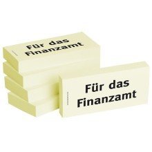 BIZSTIX® Business Haftnotizen "Für das Finanzamt" (5 Stk.)