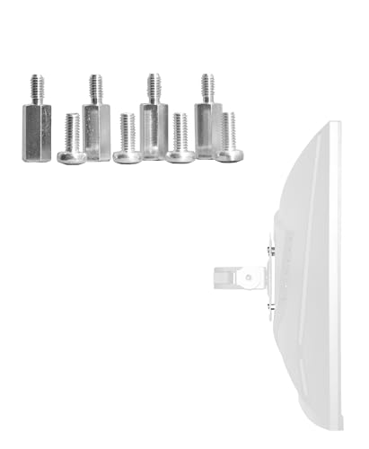 3IDEE VESA Abstandhalter Set - VESA Schrauben M4-15mm Distanz - kompatibel mit vielen Monitoren (Samsung, HP, MSI, Dell)