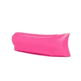 Surwin Wasserdichtes Aufblasbares Sofa,Tragbares Luft Sofa Aufblasbare, Air Lounger, Luftsofa Luftsack Für Outdoor, Strand, Reisen, Party, Camping Gadgets (200x70cm,Rose)