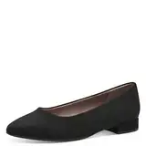 Jana Damen Ballerinas mit Blockabsatz Vegan, Schwarz (Black), 37 EU