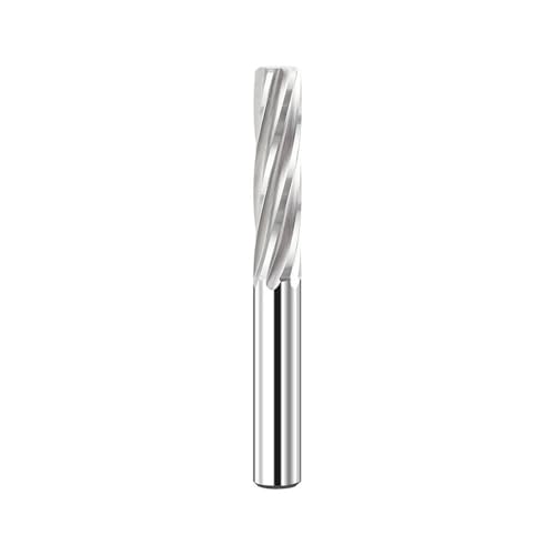 RTRCAGAKM Hartmetall-Maschinenreibahle, Wolframstahl-Reibahle, gerade Nut-Reibahle, 3,6–6,9 mm, H7 gehärteter Stahl, CNC-Werkzeug, Metallschneider(Spiral Uncoated,3.6x50)