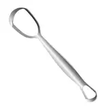 Zungenreiniger, Edelstahl, Fan-Shaped Oral Care Tool, verbessert die Oralhygiene mit täglicher Reinigung, einfaches Pflegedesign, 6,1 x 1,5 Zoll, ideal für Familie und Erwachsene