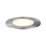 Paulmann 94228 Plug & Shine LED Außenleuchte Bodeneinbauleuchte rund incl. 1x3,6 Watt IP65 dimmbar Außenbereich Edelstahl Metall, Kunststoff 3000 K