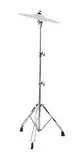 XDrum Beckenständer Semi - Cymbal Stand höhenverstellbar von 70-140 cm - Praktisches Memory Lock System - Doppelstrebig und stabil - Silber