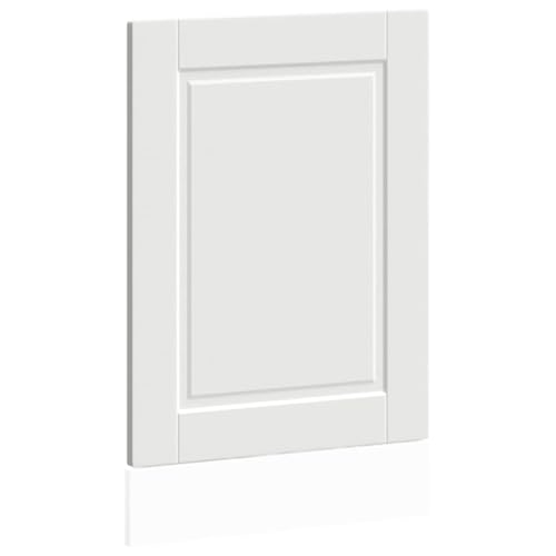 vidaXL Geschirrspülerblende Porto Weiß 45x1,5x67 cm Holzwerkstoff, Geschirrspüler Frontblende, Geschirrspüler-Verkleidung, Geschirrspülerfront
