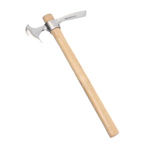 Youngwier Spitzhacke zum Graben, Spitzhacke - Mattock Garten-Spitzhacke mit 2-in-1-Design - Pick-Axt-Griff, kompakte Pick-Axt, Edelstahl-Multifunktions-Mattock für Gärtner