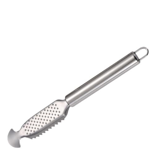 laocaf Fischschuppen Entferner, Neuer 3-In-1 Fischschupper, Einfaches Entfernen von Fischschuppen und Eingeweiden, Fischmesser aus Edelstahl, Effizientes Werkzeug In der Küche (1)