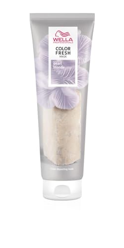 Wella Professionals Color Fresh Mask Pearl Blonde – Haarkur zum Beleben und Verändern der Haarfarbe – pflegende Tönung mit Avocadoöl – für helles und aufgehelltes Haar – 150 ml