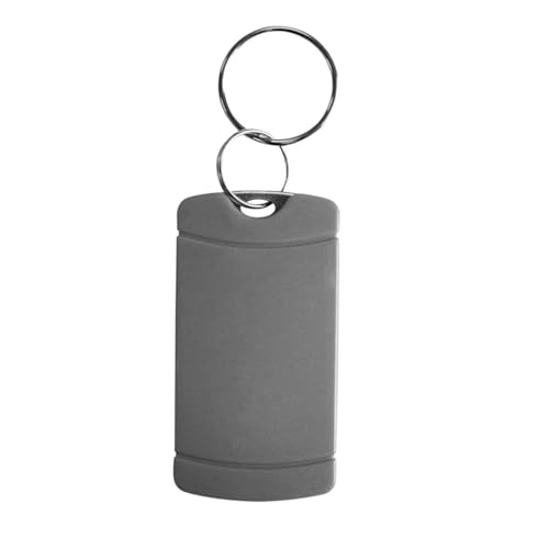 MIELEU 1Pcs/Lot 13.56Mhz UID Changeable S50 Chinese Magic 1K NFC RFID Card Token Tag Badge Keyfob UID Rewritable Keychain Key Ring(1pcs Gray)