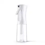 URAQT Sprühflasche Haar, 200 ml Wasserzerstäuber Wasserflaschens Friseur Sprühflaschen Spray Bottle, Salon Wasser Sprüher Friseur Haar Werkzeug für Haar, Weiß Transparent
