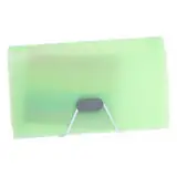 COHEALI coupon gutscheinheft aufbügler buchstaben cartape schnell hefter Akkordeon-Dokumentenordner Rechnungsordner-Organizer Aktenboxen für zu Hause Papier-Organizer-Halter pp Light Green