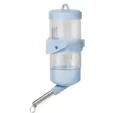 Eichhörnchen-Wasserspender-80 ml leckdichte Haustier-Trinkflasche, Edelstahl No-Trip Ausgusskäfig-Feeder | BPA-freier Top-Fill-Hamster-Hydrator, kau-resistenter Tierwasserer mit Saugnäpfern FO