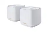 ASUS Ai Mesh AX-WLAN System ZenWiFi XD4 Weiß (2in1 Mesh Zugangspunkte-Set, AX1800 WiFi 6, 2x Gigabit LAN, App Steuerung, unterbrechungsfreies Roaming, AiProtection)