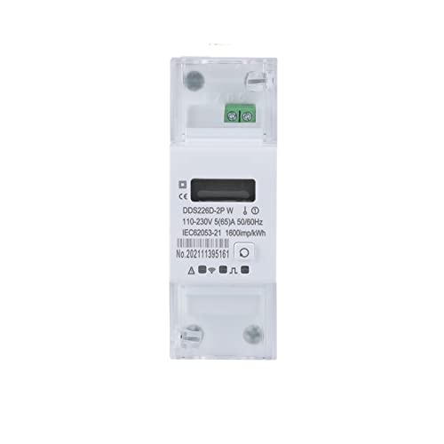 WiFi Smart Energy Monitor Switch Meter 50/60Hz Tuya Einphasig 65A Din Rail Smart Energy Meter Timer Monitor KWh Meter Wattmeter Digitale Anzeige mit hoher Präzision