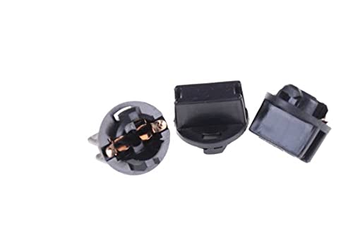 ECI Elektrolieferungen 3 Stück T10 Sockel Armaturenbrett T10 W5W 168 192 194 Twist Lock Keil Lampe Dash Bulb Plug