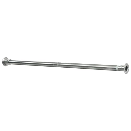 Ausziehbare Kleiderstange, 38-99cm Garderoben-Stange der Kleiderbügel aus Edelstahl Verstellbarer Kleiderschrank Kleiderstange für Schlafzimmer/Silber