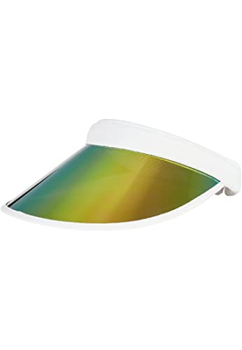 Urban Classics Unisex Holographic Visor Visier, white/multicolor, Einheitsgröße EU