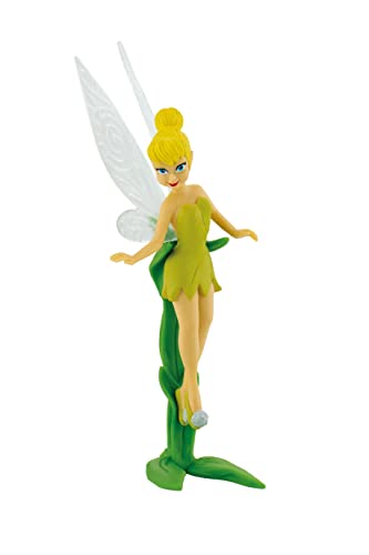 Bullyland 12848 - Spielfigur Tinkerbell aus Walt Disney Peter Pan, ca. 12 cm, detailgetreu, ideal als kleines Geschenk für Kinder ab 3 Jahren