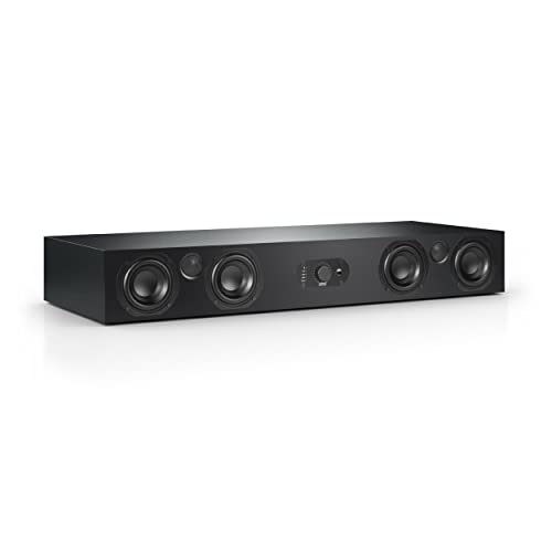 Nubert nuBoxx AS-425 max | Schwarze Soundbar mit schwarzer Front | Soundplate f�r Streaming | TV-Lautsprecher mit Bluetooth aptX HD | Soundbase mit 220 W | Stereobase mit Sprachoptimierung | Sounddeck