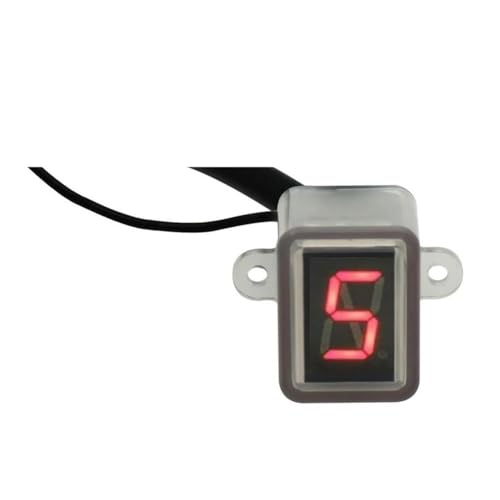 Gear Digitalanzeige Universal Motorrad 6 Geschwindigkeit Display Digitale Neutral Gang Anzeige Anzeige(5 gear)
