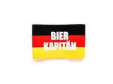 RF&CM Bier Kapitän Deutschland Armband Armbinde für Malle Urlaub, Oktoberfest und andere Saufpartys für Starke Arme! (Party Armband Malle) (groß)