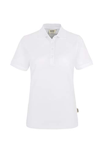 HAKRO Damen Polo-Shirt "Classic" - 110 - weiß - Größe: M