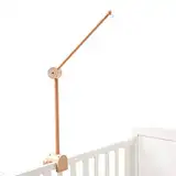 Mobile Halterung Holz für Babybett, Mobile Halterung Wickeltisch für Kinderzimmer-Dekoration, Angepasst Mobile Halter Gestell Stange für Aufhängung Windspiele Bettglocke, Baby Bett Spielzeuge