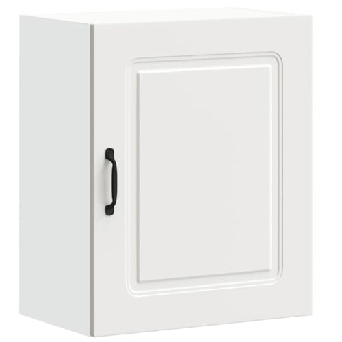 vidaXL Küchen-Hängeschrank Kalmar Weiß Holzwerkstoff, Wandschrank Küche, Wandschrank, Oberschrank, Küchenschrank, Hängeschrank, Oberschrank Küche