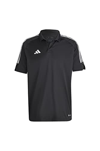 ADIDAS Men's TIRO23 L Polo Shirt, Black, XL