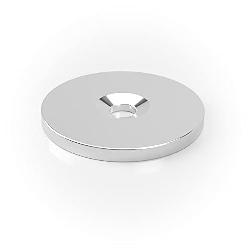 Metallscheiben, Metallplättchen|Bohrung Senkung, verzinkt, zum Anschrauben|15 Stück|Ø50 x 3 mm