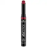 essence THE slim STICK, Lippenstift, Nr. 107, Rot, langanhaltend, pflegend, Expressergebnis, farbintensiv, matt, vegan, ohne Parfüm, ohne Alkohol, ohne Parabene, 1er Pack (1.7g)