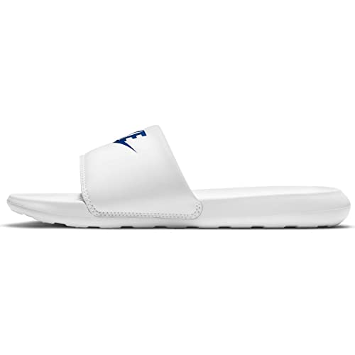 Nike Herren Victori Slipper, White/Game Royal-White, 46 EU