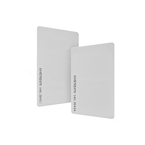 AOAMZ 10pcs 125kHz RFID Näherungs-ID Smart Card Label 0.8mm dick TK4100/EM4100/EM4200 Access Control System Read Only Karte, Schlüsselkarte