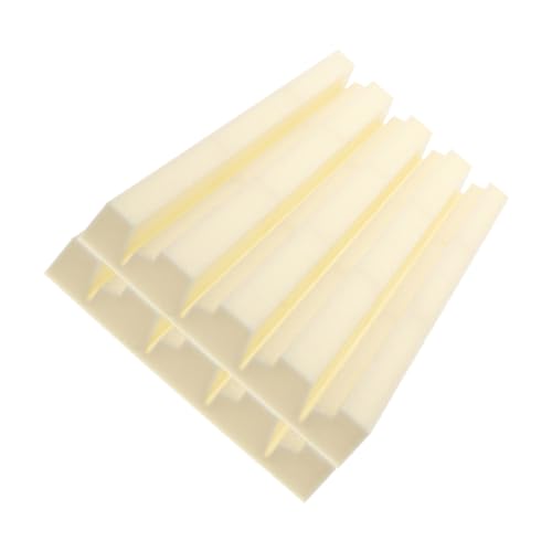 TOYANDONA 2 Stück Spielkarten Halterung Domino-Fliesen-Organizer Dominoständer Bürokarten Stehen Halter Für Dominospiele Domino-Halter-Organizer Pokerkartenständer Spielständer Beige Plastik