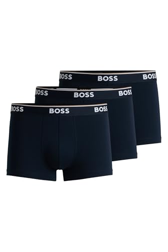 HUGO BOSS Herren Trunk 3p Co/EL Boxershorts, New - Open Blue480, L