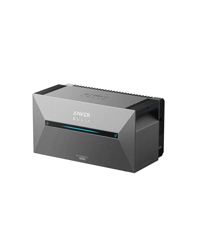 Anker SOLIX Solarbank 2 E1600 Pro, All-in-One Stromspeicher mit Mikroinverter, 1,6kWh, 4 MPPT 2400W Solareingang, 1000W netzunabhängige AC Leistung, 6000 Ladezyklen, 9,6kWh Kapazität, Plug&Play